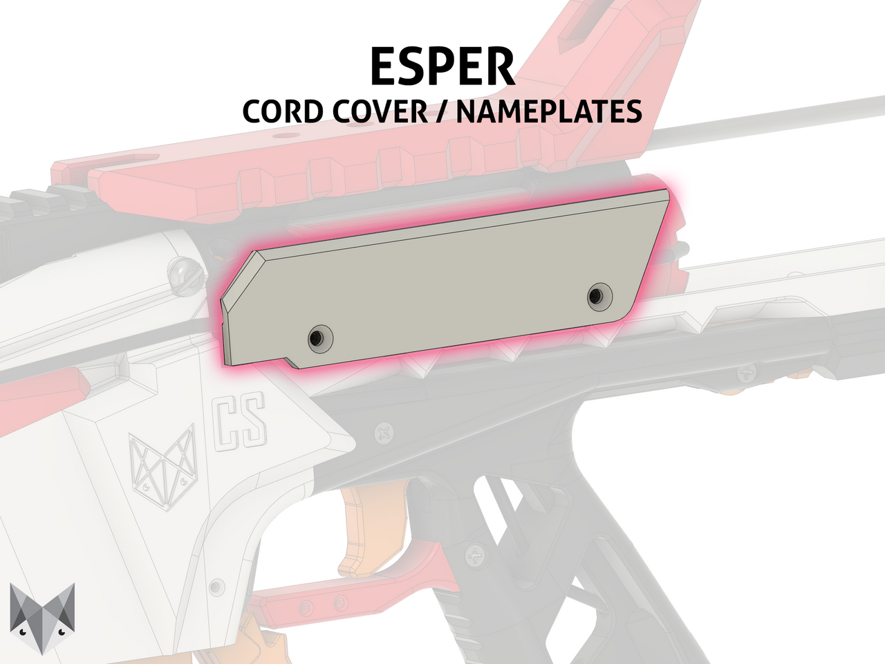 Captain Slug - ESPER Cord Cover Nameplates