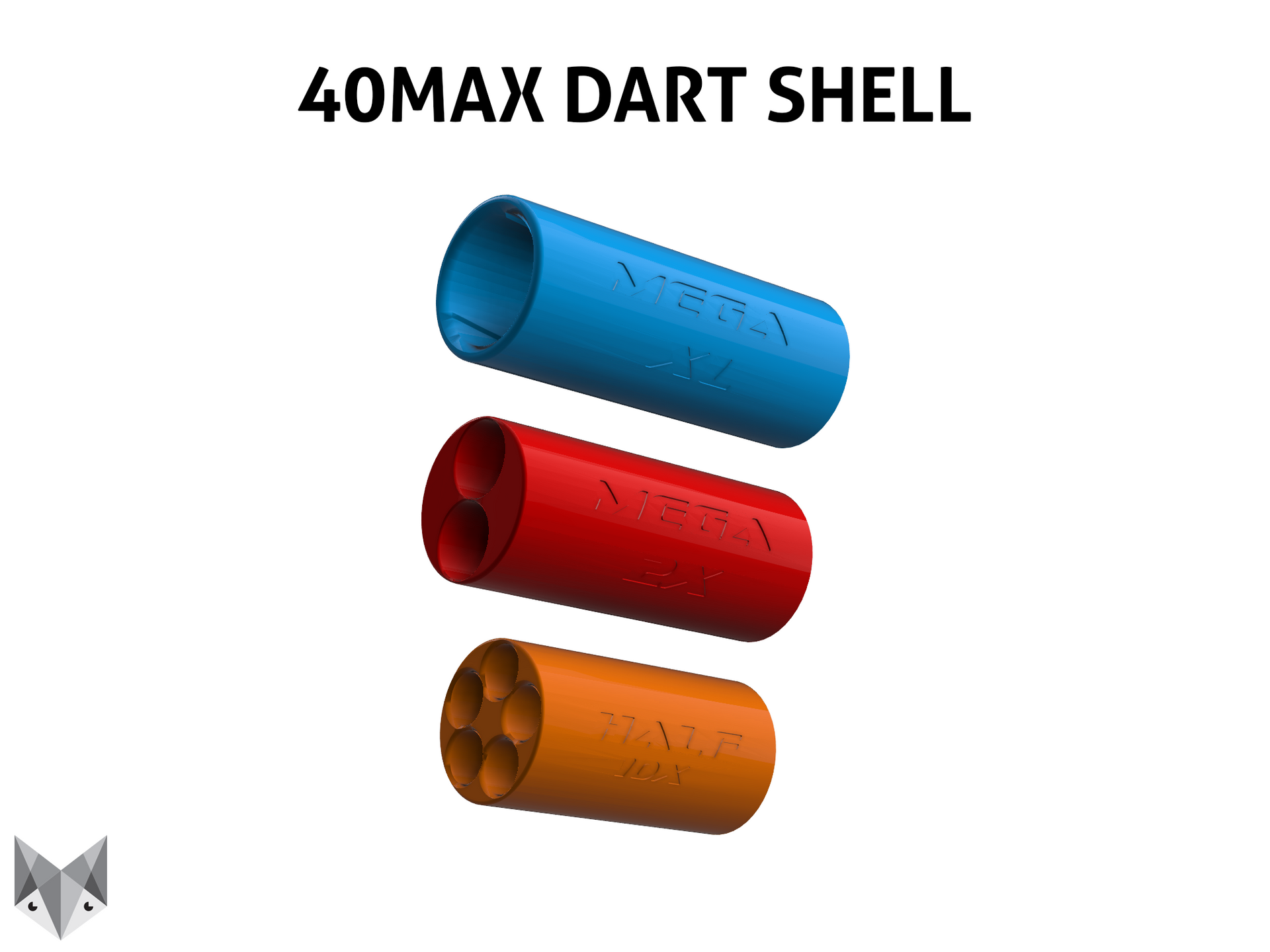 40MAX Printed Dart Shell by OldFusion Designs