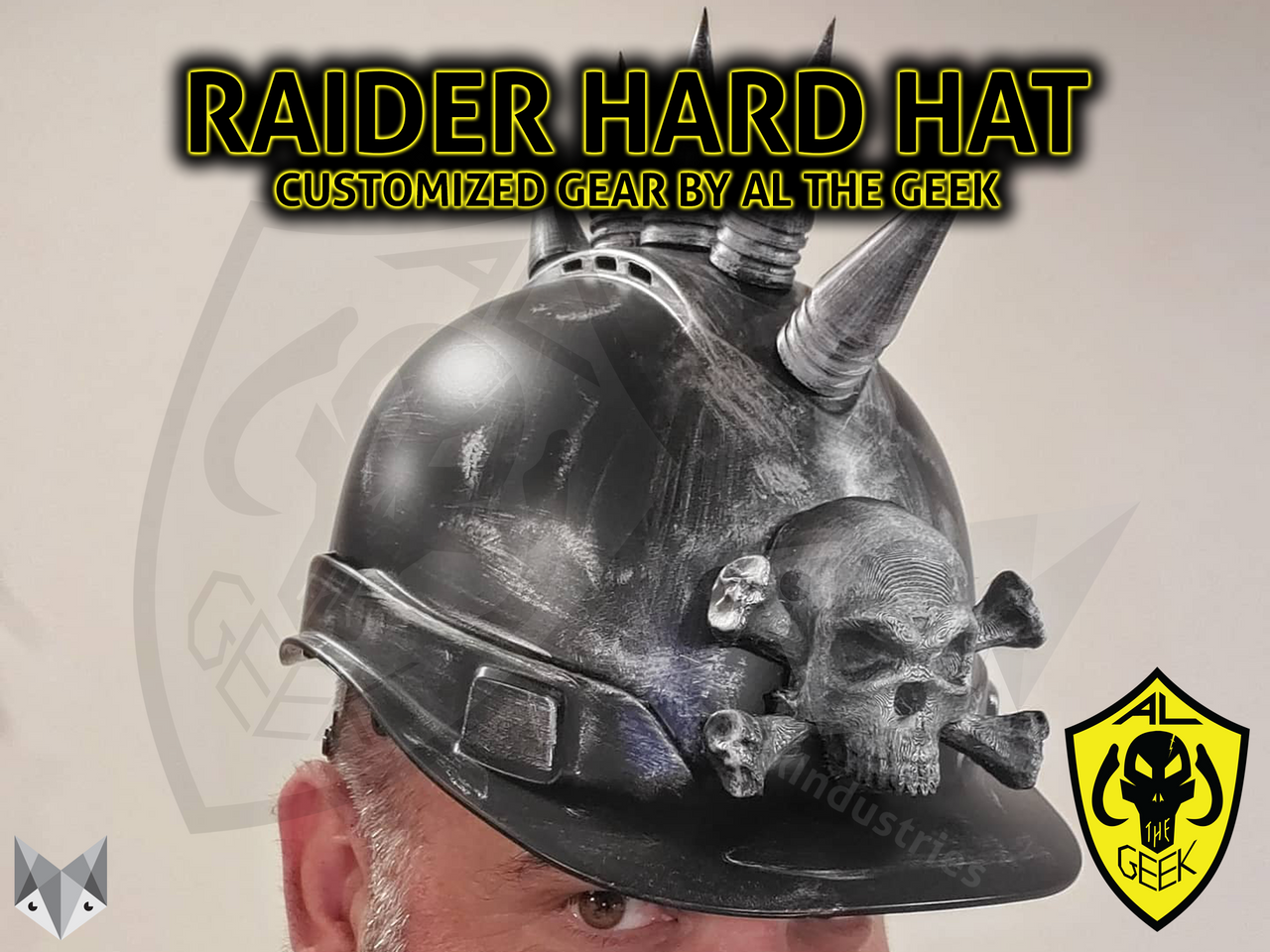Raider Hard Hat by Al The Geek