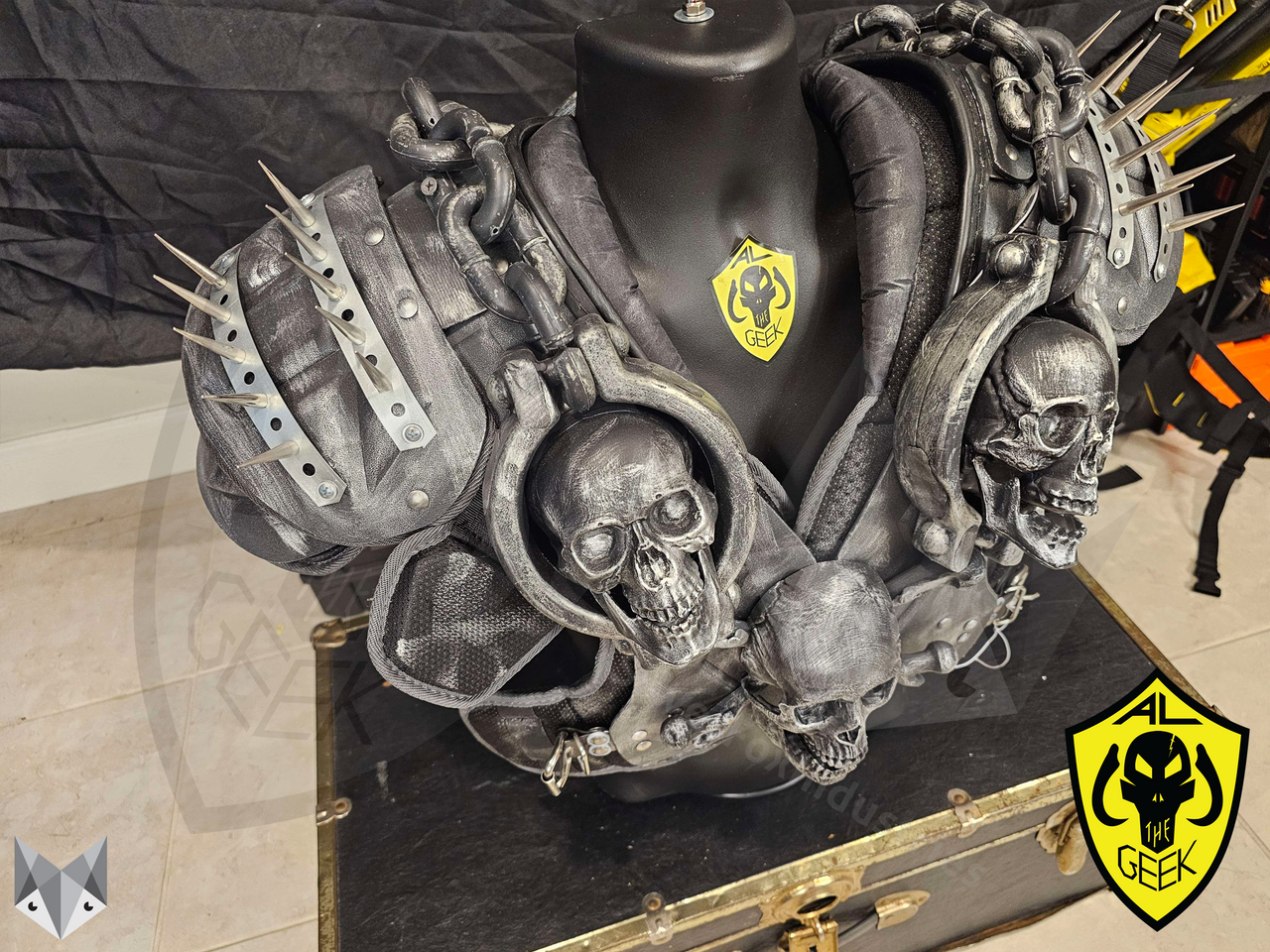 Raiders Shoulder Pads by Al The Geek