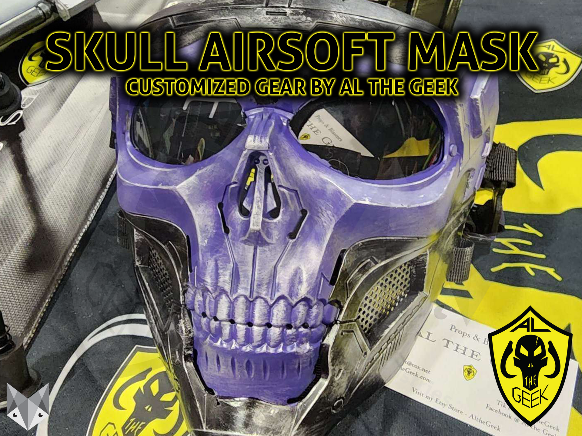 al gear facebook Skull Airsoft Mask by Al The Geek