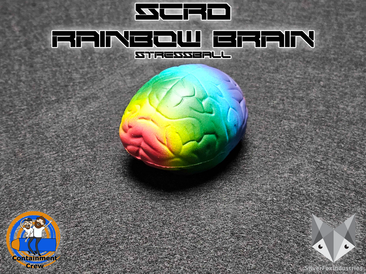 SCRD - Rainbow Brain Foam Stress Ball