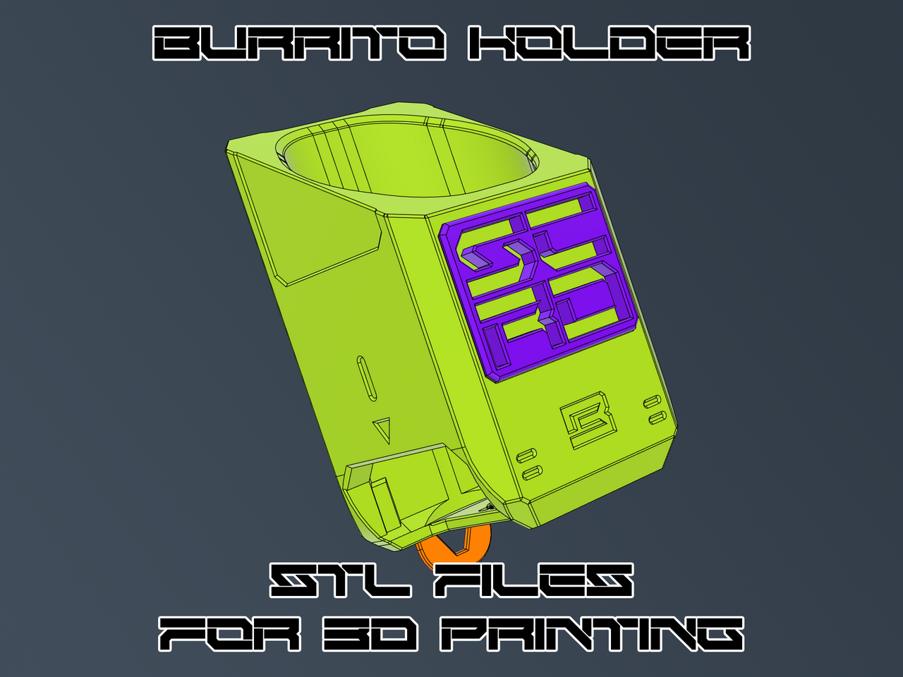 SCRD Burrito Holder (DIGITAL FILE)