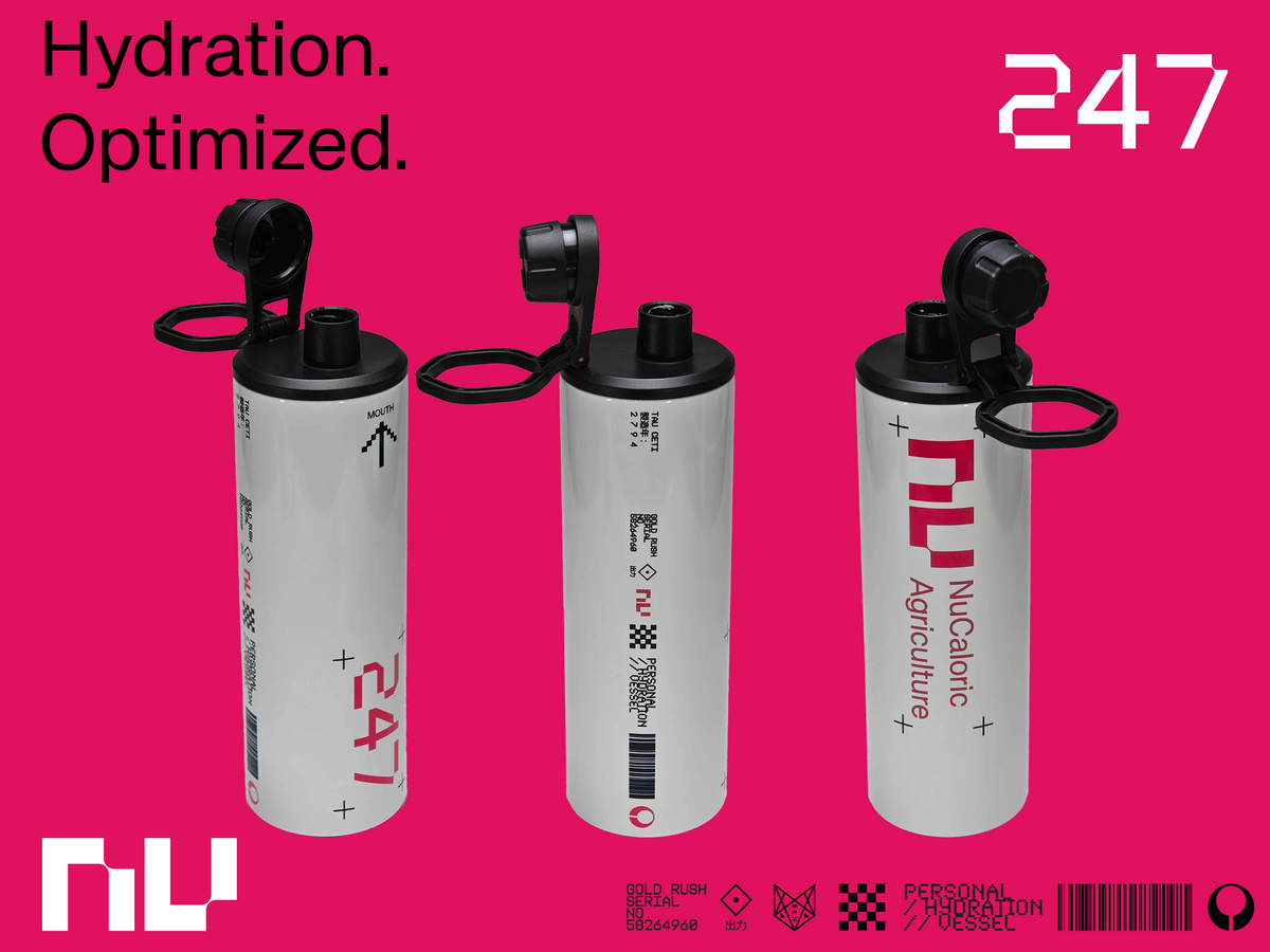 NuCaloric Standard Issue Hydration Vessel (Mouth Edition)