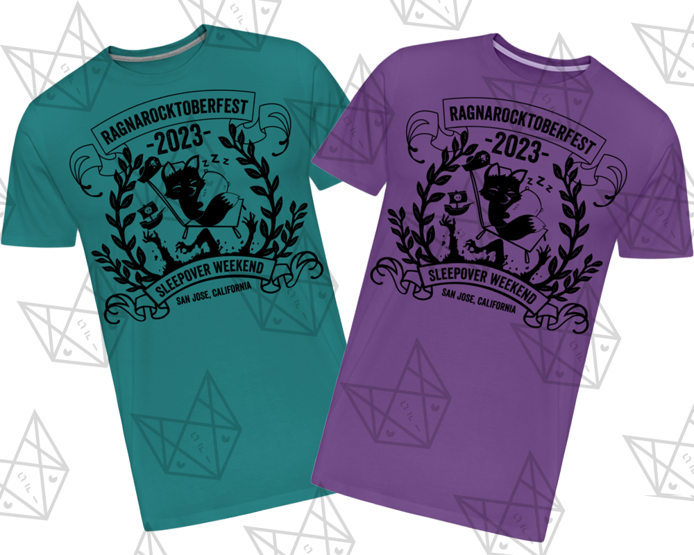 Ragnarocktoberfest 2023 Sleepover T-Shirt