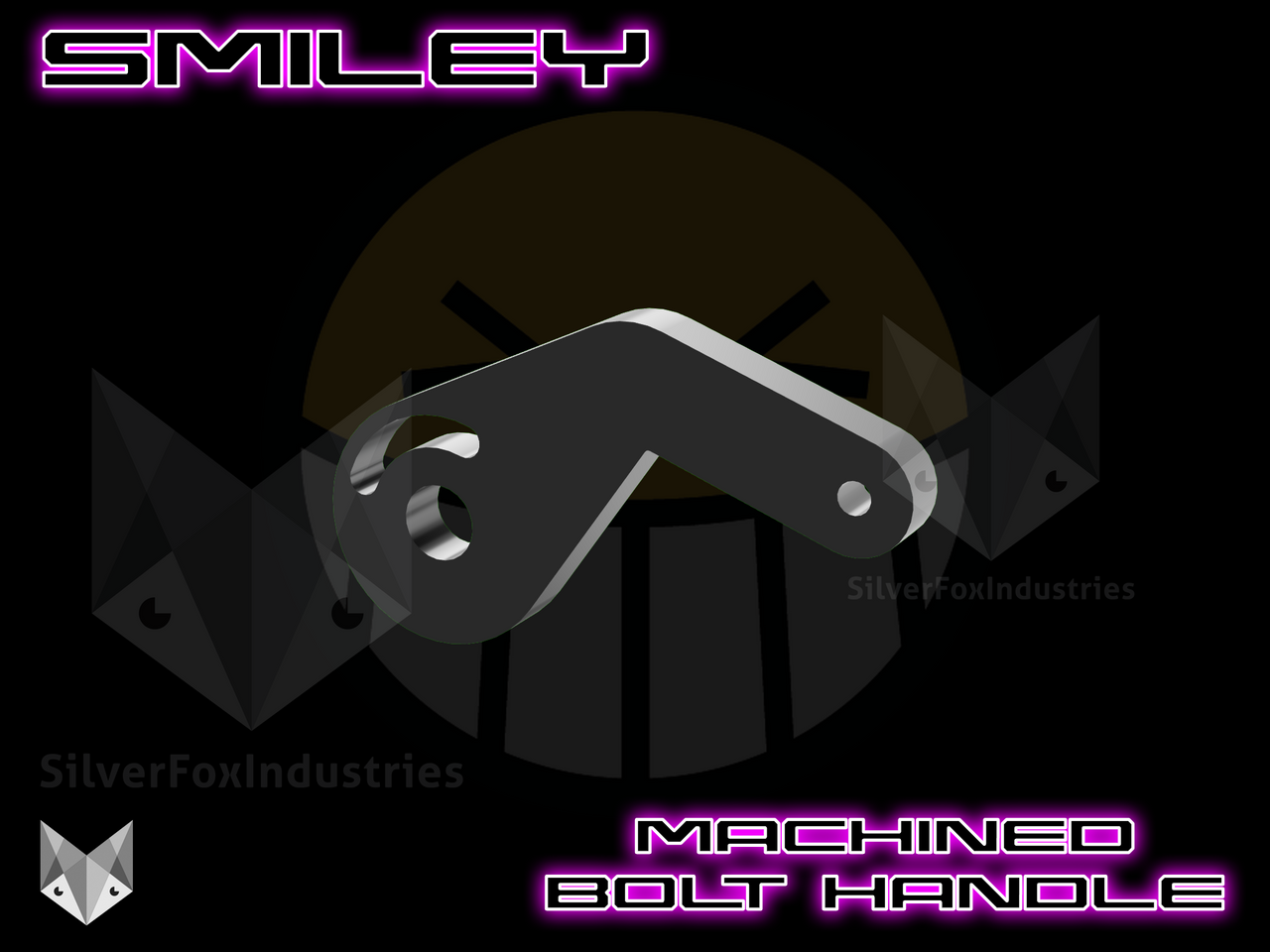 SMILEY Machined Metal Bolt Handle Upgrade