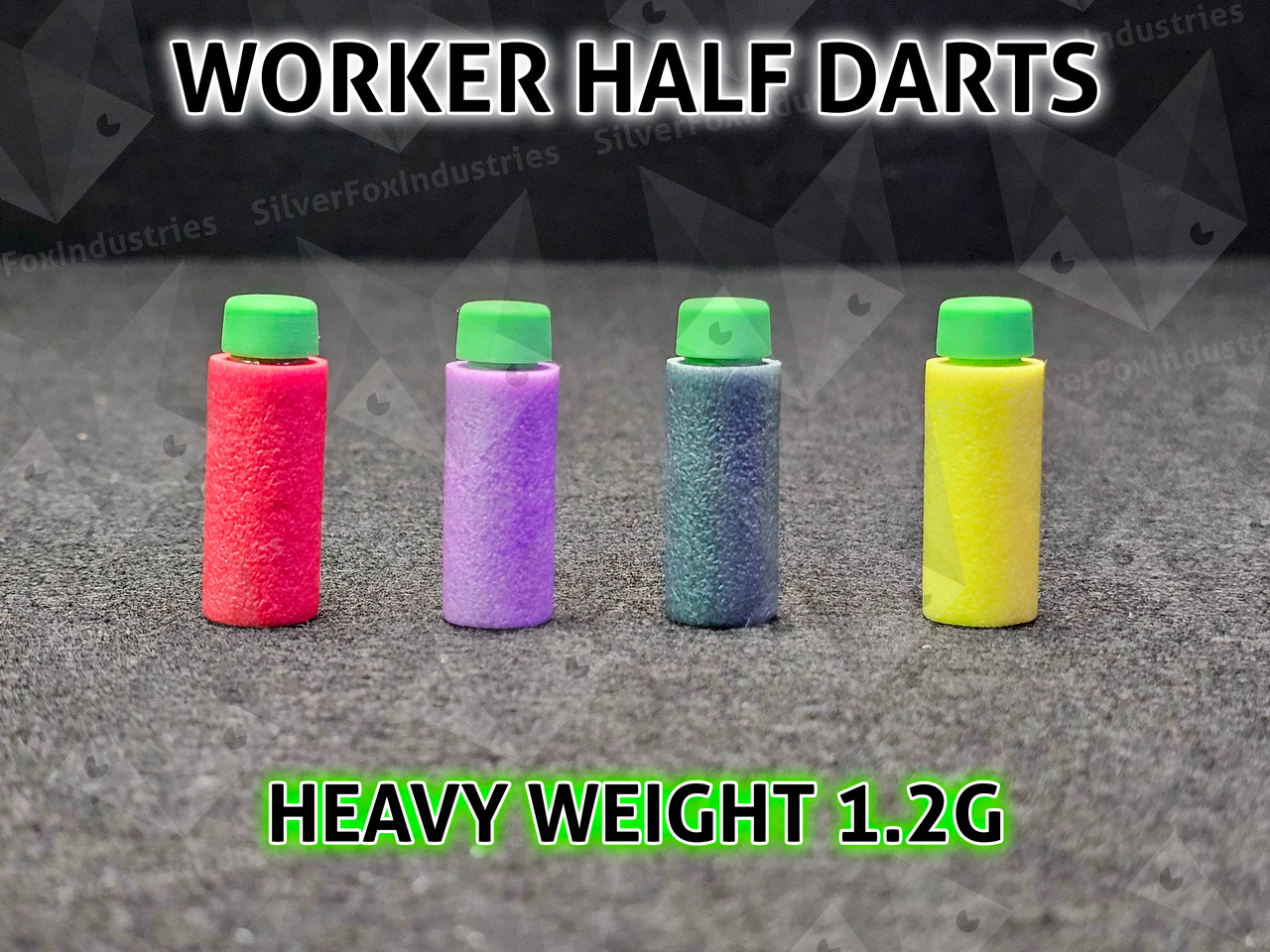 Worker Heavy Weight HE Short Darts - 1.2g