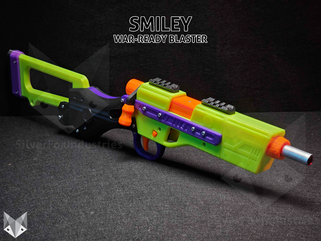 War Ready Blaster - Chartreuse Menace Smiley