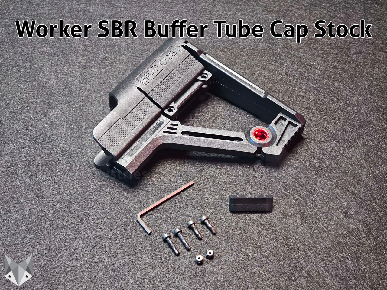 Worker SBR Buffer Tube Cap Stock
