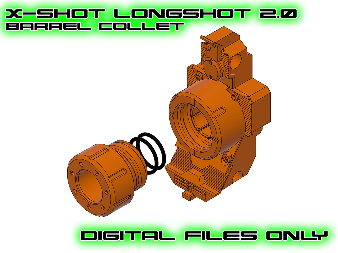 X-Shot Longshot 2.0 Barrel Collet (DIGITAL FILE)