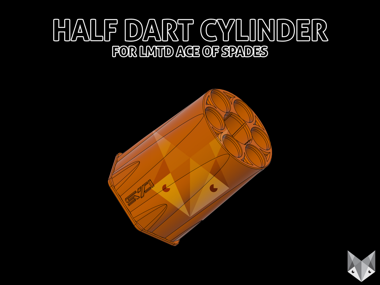 Ace of Spades Half Dart Shell