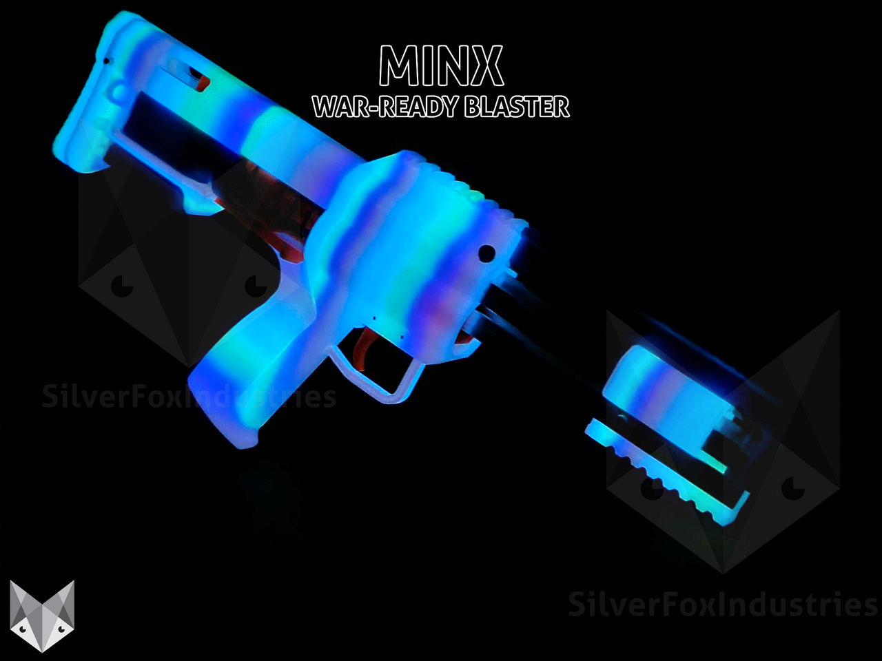 War Ready Blaster - Invisible Rainbow Minx