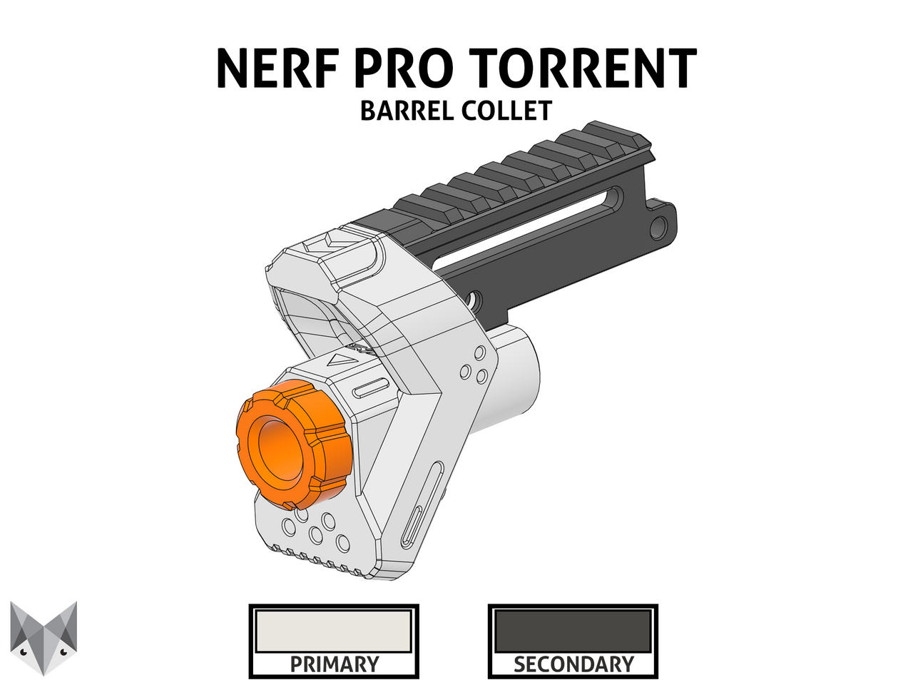 Nerf Pro Torrent Barrel Collet by SFI