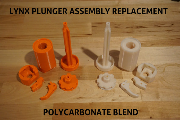 Lynx Plunger Assembly Replacement/Upgrade - Polycarbonate Blend