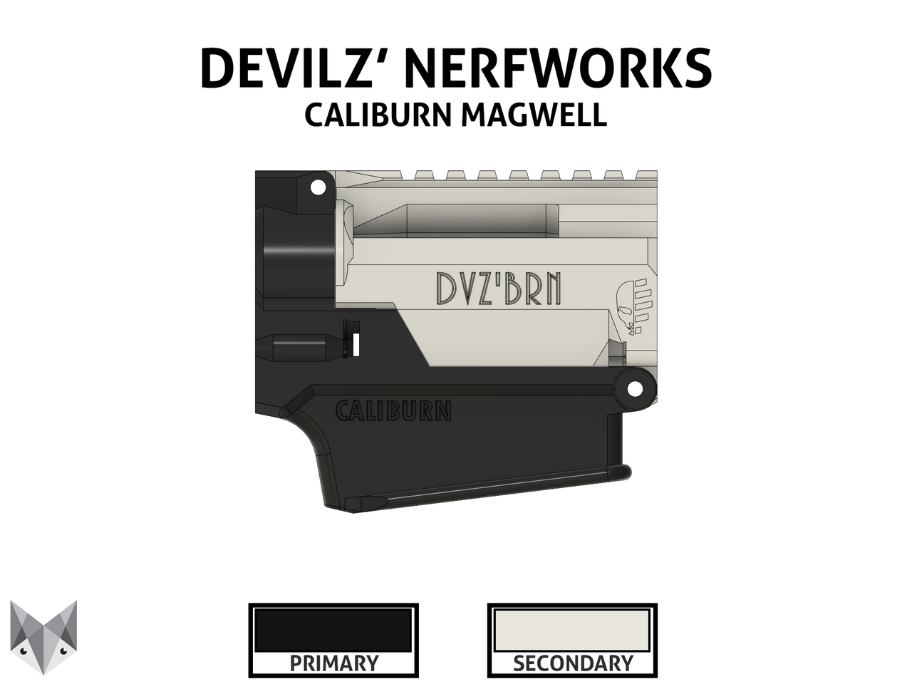 DvZ'BRN Takedown Receiver