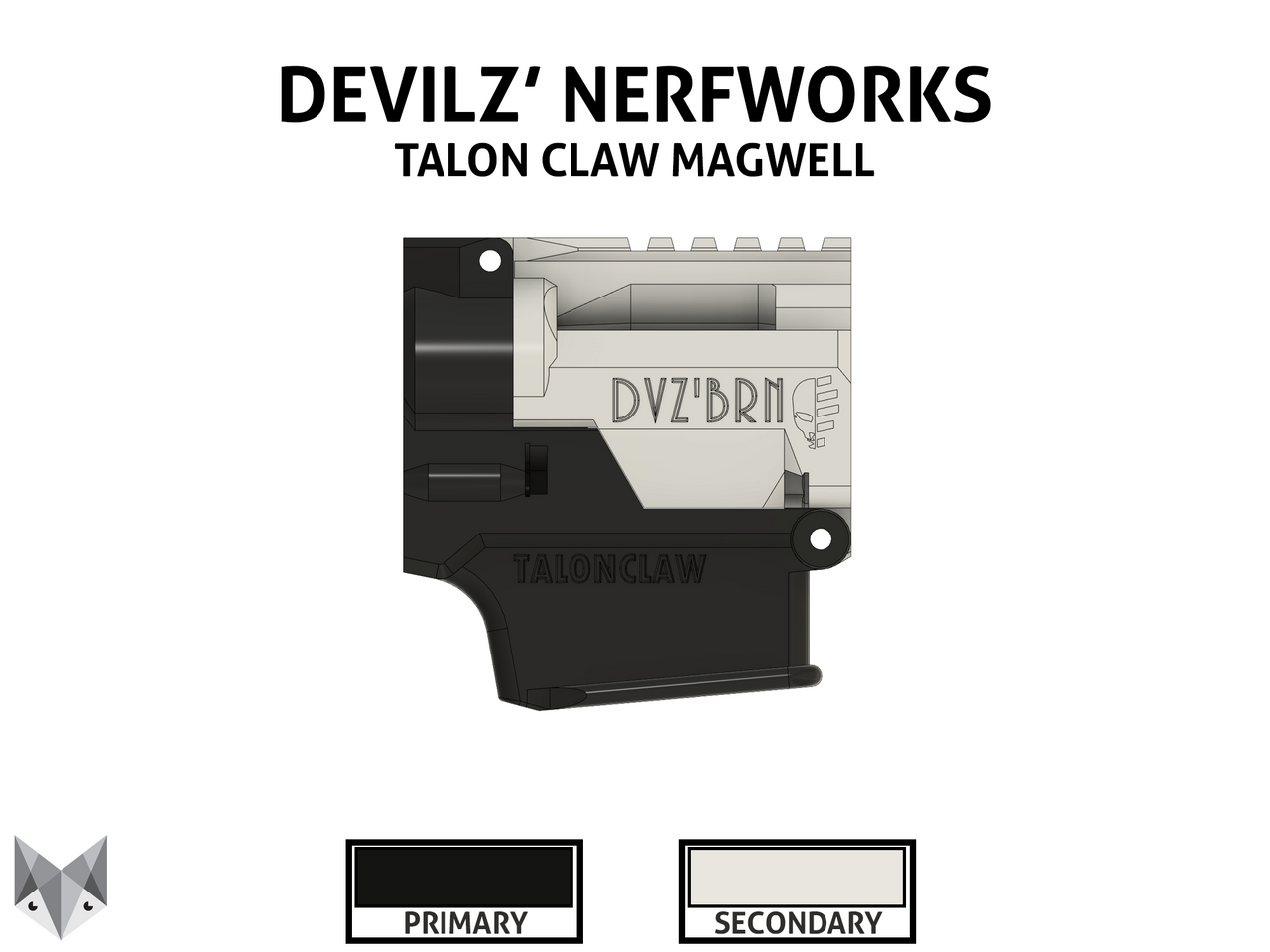 DvZ'BRN Takedown Receiver