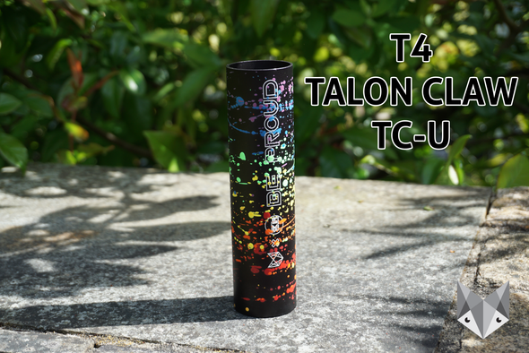 Rainbow Splatter Pride Aluminum Plunger Tubes