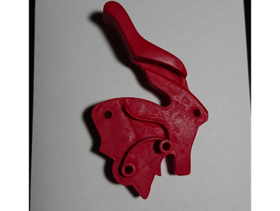 Extended Hammer Upgrade for Nerf Hammershot Hammer - Red